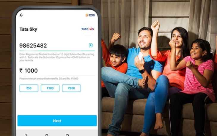 Get a hassle-free recharge for your TATA Play DTH services
